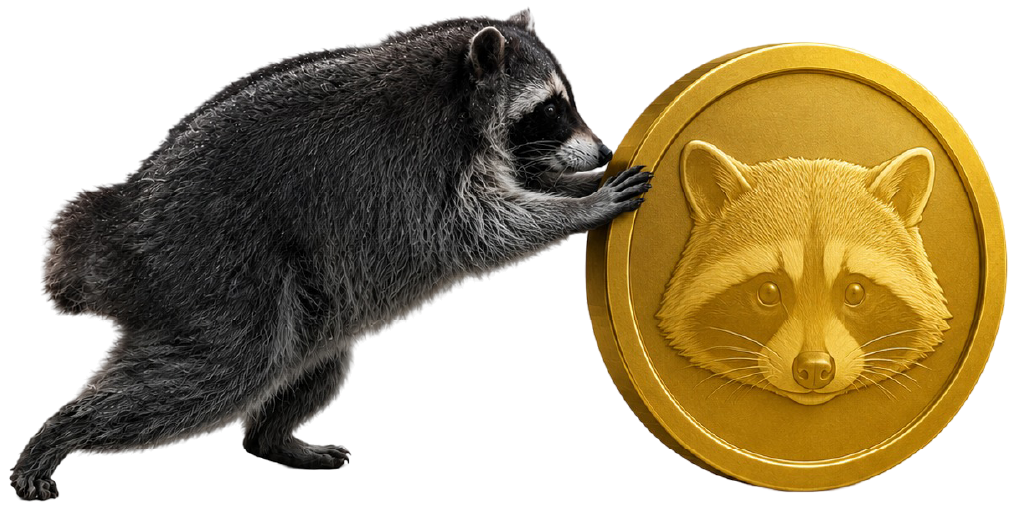 Cashcoon with coins